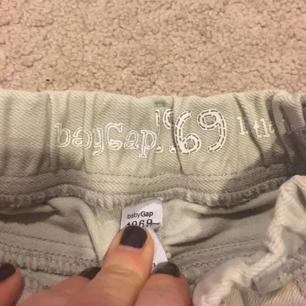 Gap Girls Silver Stripe Jeans - size 3
